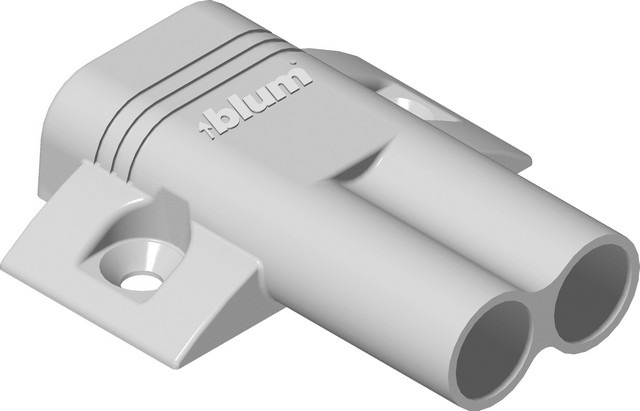 Тримач BLUMOTION для дверей, подвійний, сірий (пластик)                                               Тримач BLUMOTION для дверей, подвійний, сірий (пластик)