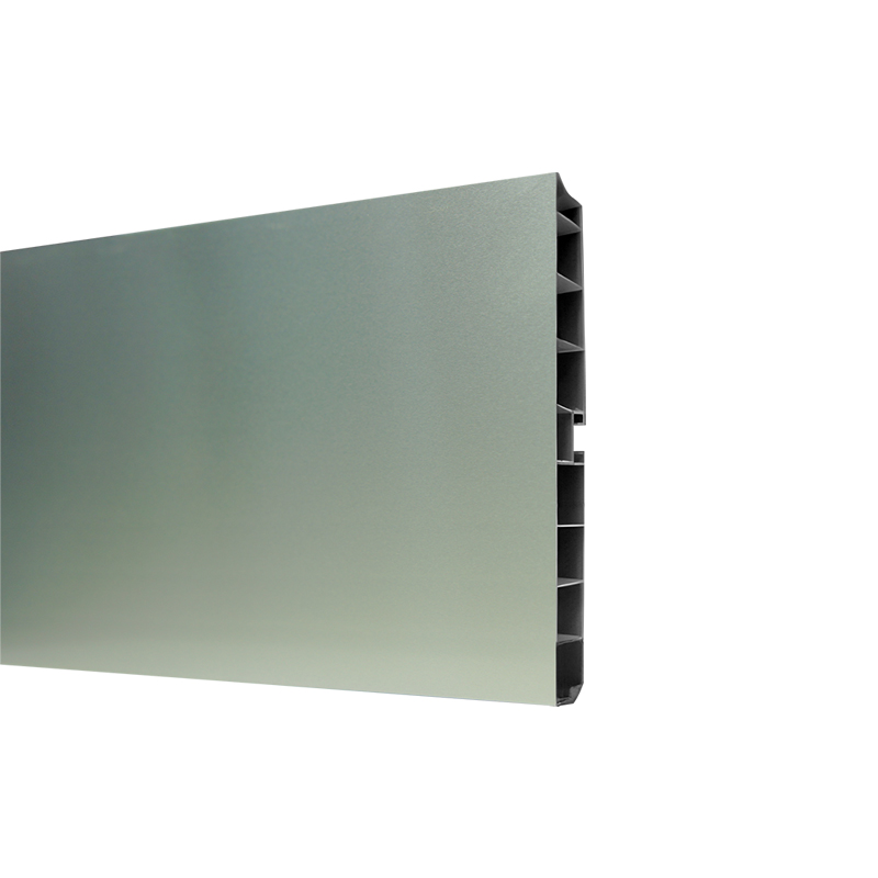 Цоколь H=120мм, нерж. (ПВХ), 4м (прихований ущільн.) Цоколь H=120мм, нерж. (ПВХ), 4м (прихований ущільн.)