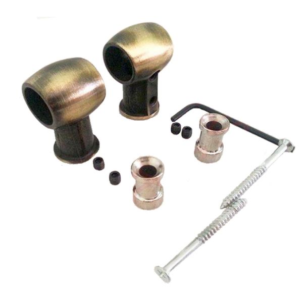 Кріплення релінга "Класика" 25х25х43мм, ст.бронза Кріплення релінга "Класика" 25х25х43мм, ст.бронза