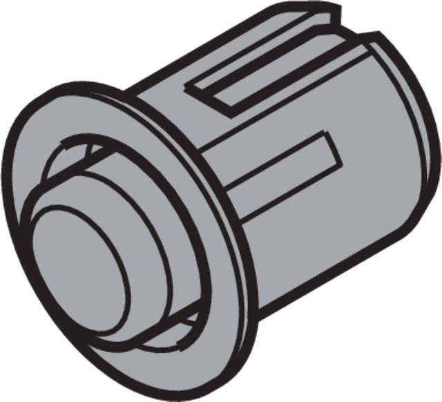 Амортизатор дистанційний d=8мм, тем.-сірий Амортизатор дистанційний d=8мм, тем.-сірий