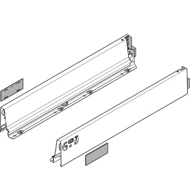 Боковина TANDEMBOX Antaro M (83,6 мм), L=650мм, ліва+права, білий шовк Боковина TANDEMBOX Antaro M (83,6 мм), L=650мм, ліва+права, білий шовк