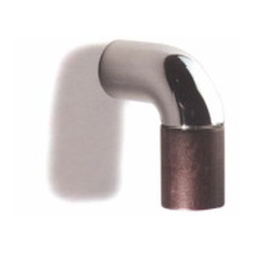 Ручка-кнопка d=18мм, хром пол./дуб темн. Ручка-кнопка d=18мм, хром пол./дуб темн.