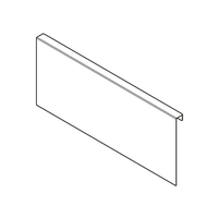 AMBIA-LINE адаптер для кріплення до задньої стінки із ДСП для LEGRABOX шухляда з високим фасадом висота C, сталь