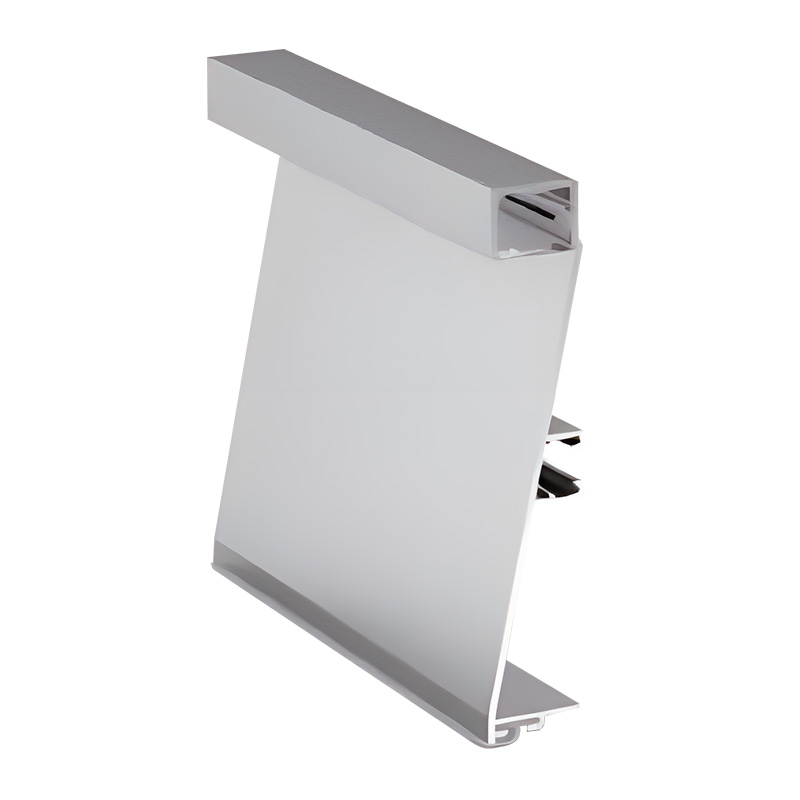 Цоколь пiд LED-підсвітку Н=100мм, алюміній браш (алюміній) 4.2м Цоколь пiд LED-підсвітку Н=100мм, алюміній браш (алюміній) 4.2м