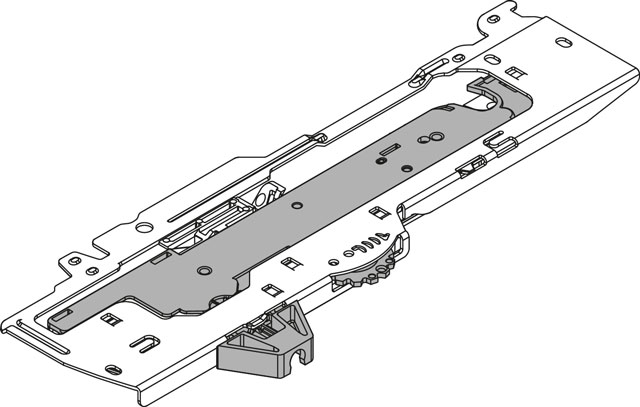 Мех-зм (L3) TIP-ON Blumotion 350-600мм, до 30кг, лівий, тем.-сірий Мех-зм (L3) TIP-ON Blumotion 350-600мм, до 30кг, лівий, тем.-сірий