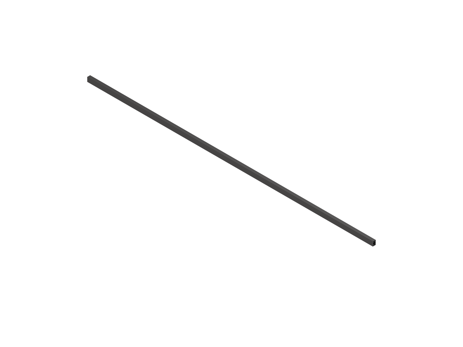 LEGRABOX поперечний релінг, до ШК=1200 мм, довжина=1080 мм, під розкрій, чорний карбон матовий