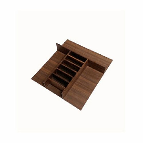 Вставка 450 Sous-Chef в ящик колони для кавового посуду, горіх, коричневий Вставка 450 Sous-Chef в ящик колони для кавового посуду, горіх, коричневий