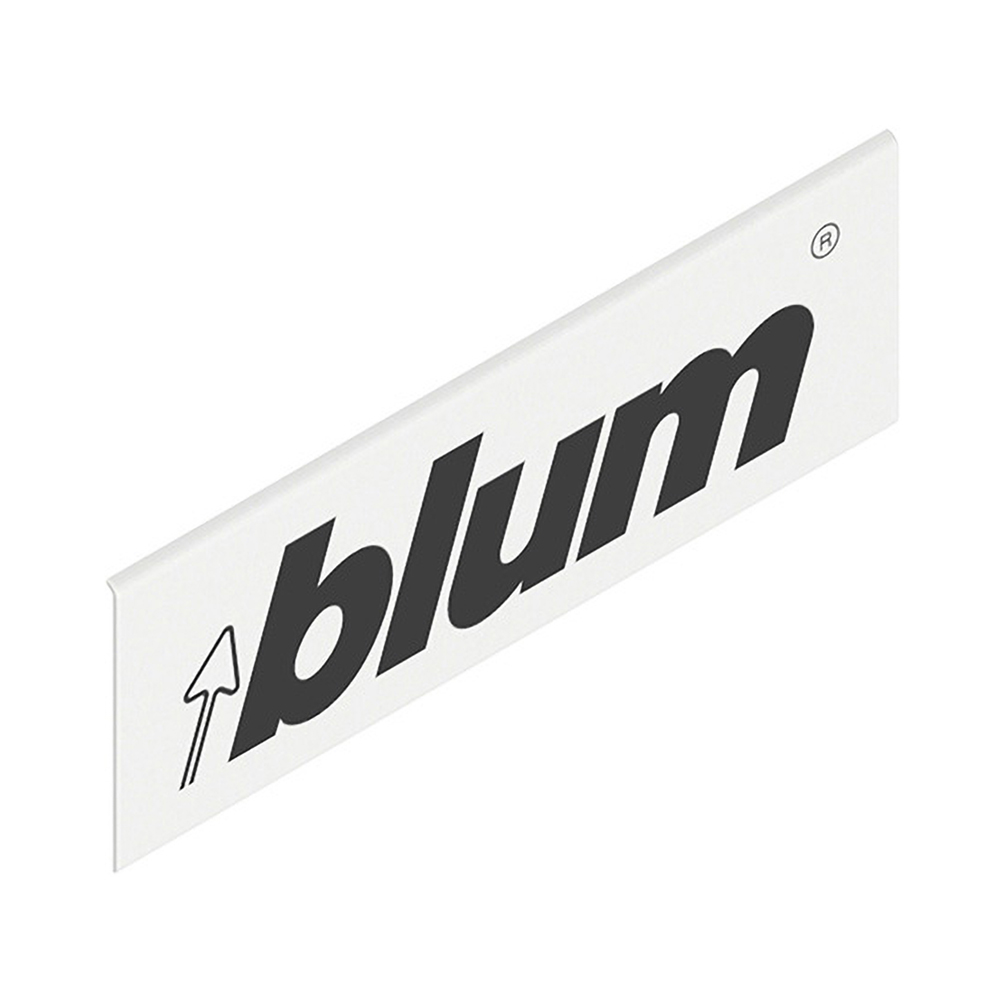 Заглушка LEGRABOX, снаружи, прямоугольная, симметр., белый шелк, лого Blum