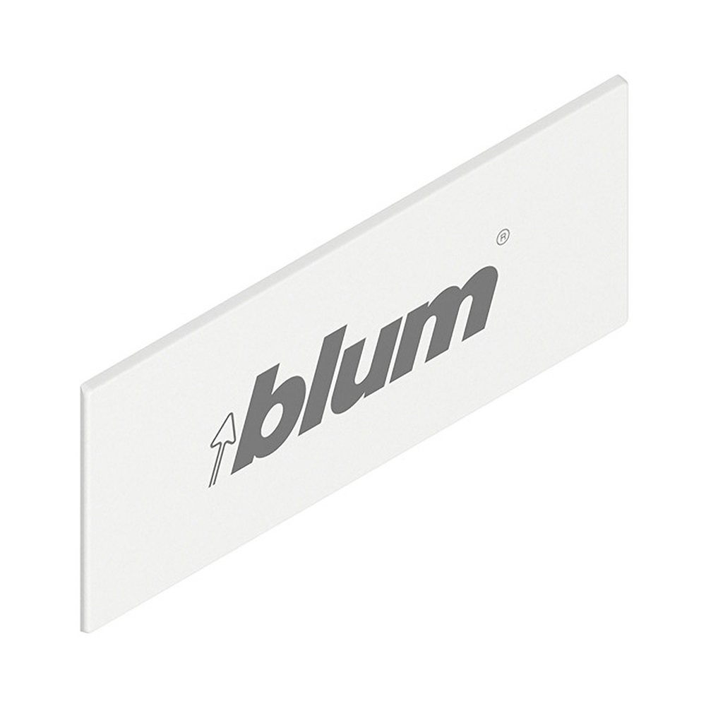 Заглушка до INTIVO, логотип BLUM, білий шовк                                              