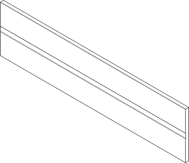 Поперечний роздільник TANDEMBOX/INTIVO L=1077мм, під розкрій, білий шовк Поперечний роздільник TANDEMBOX/INTIVO L=1077мм, під розкрій, білий шовк