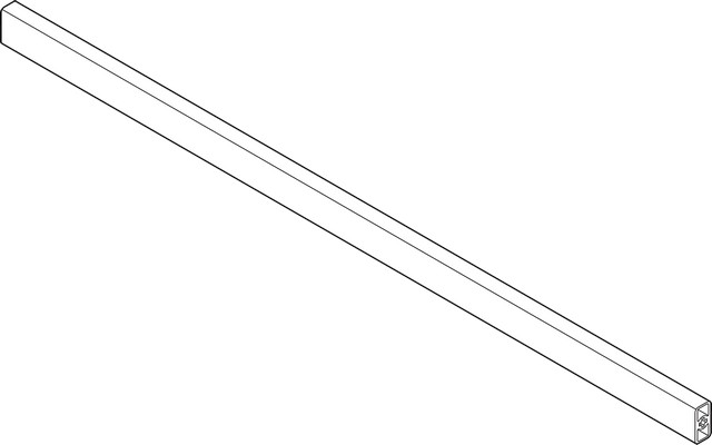 Релінг прямокут. 1046мм  (для перед.панелі), під розкрій, білий шовк  Релінг прямокут. 1046мм  (для перед.панелі), під розкрій, білий шовк