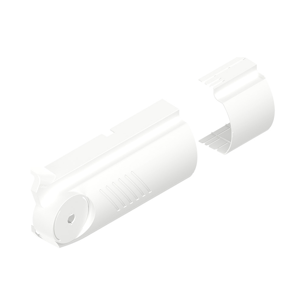 Заглушка механізму AVENTOS ліва (пластик), білий шовк, для SD