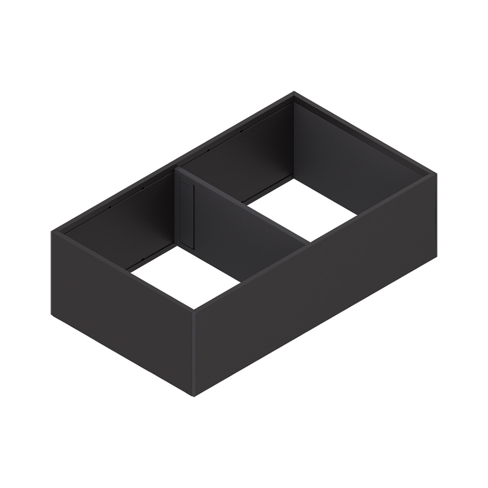 Рама AMBIA-LINE для LEGRABOX, ящик з висок. фасадом, від L=400мм, шир.=218мм, сталь, терра-чорний