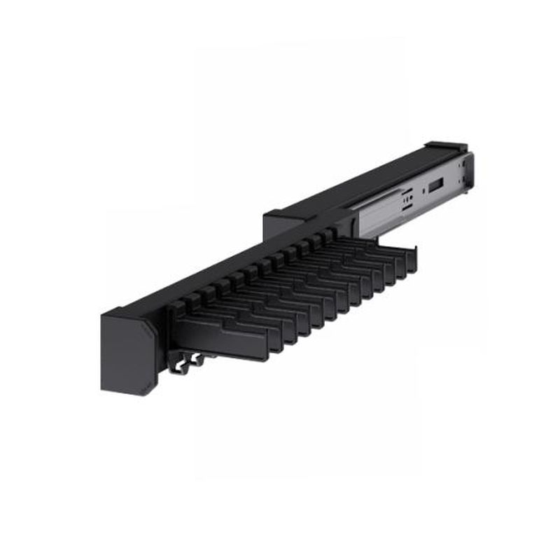 Тримач Ipnos на 13 краваток 450мм, з лівим  кріпленням, чорний Тримач Ipnos на 13 краваток 450мм, з лівим  кріпленням, чорний