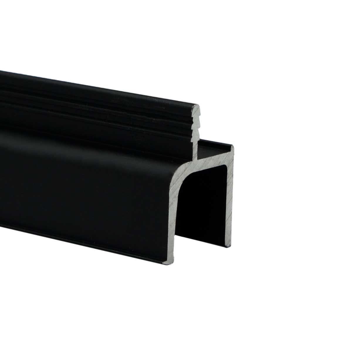 Профіль-ручка верхня 1740мм, чорний (алюм.) Профіль-ручка верхня 1740мм, чорний (алюм.)