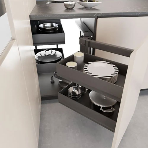 Карго Ikona 803 кутова 900мм, права, з доводч., Ardesia Карго Ikona 803 кутова 900мм, права, з доводч., Ardesia