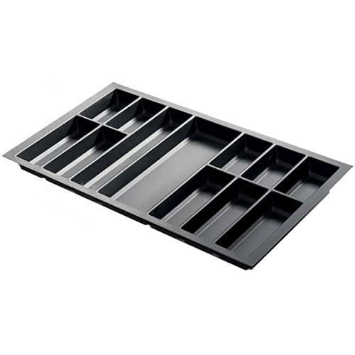 Лоток для столових приладів Classico 500/90, для Legrabox, чорний (890), Globe soft Touch Лоток для столових приладів Classico 500/90, для Legrabox, чорний (890), Globe soft Touch