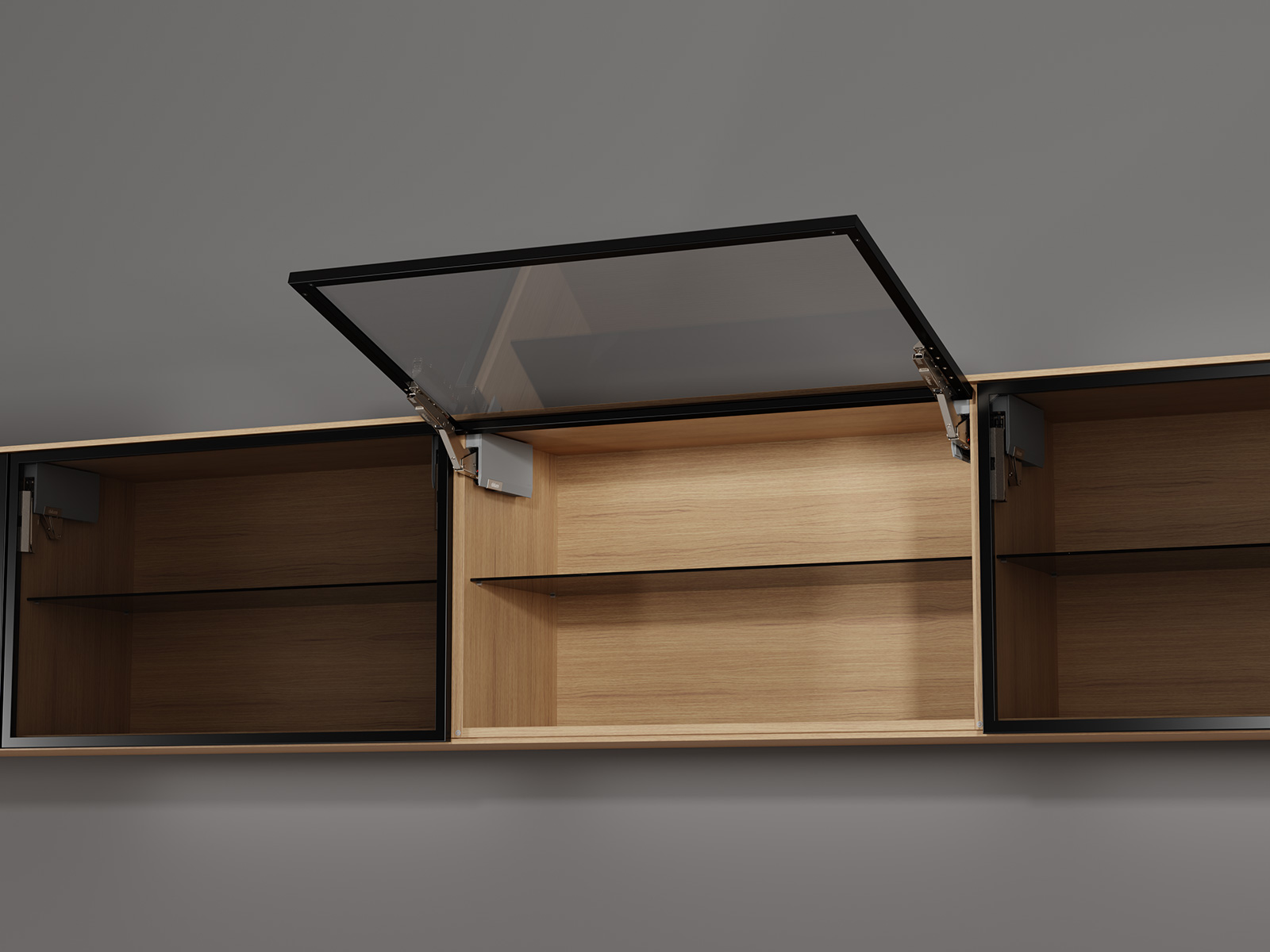 AVENTOS HK top, силовий механізм 23, BLUMOTION, світло-сірий, алюмінієві рамки AVENTOS HK top, силовий механізм 23, BLUMOTION, світло-сірий, алюмінієві рамки