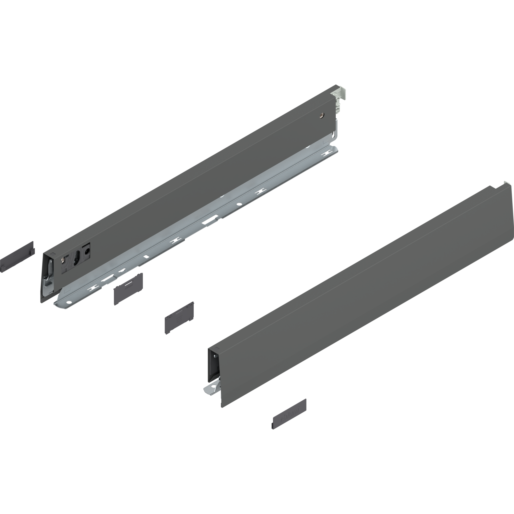 MERIVOBOX царга, N, 450 мм, R+L, OG-M (оріон сірий) MERIVOBOX царга, N, 450 мм, R+L, OG-M (оріон сірий)
