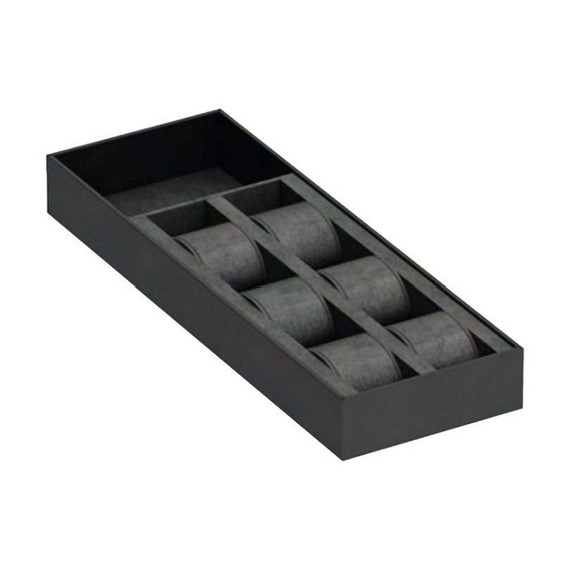 Органайзер для годинників 432х150мм, антрацит+темно-сірий Velvet Органайзер для годинників 432х150мм, антрацит+темно-сірий Velvet