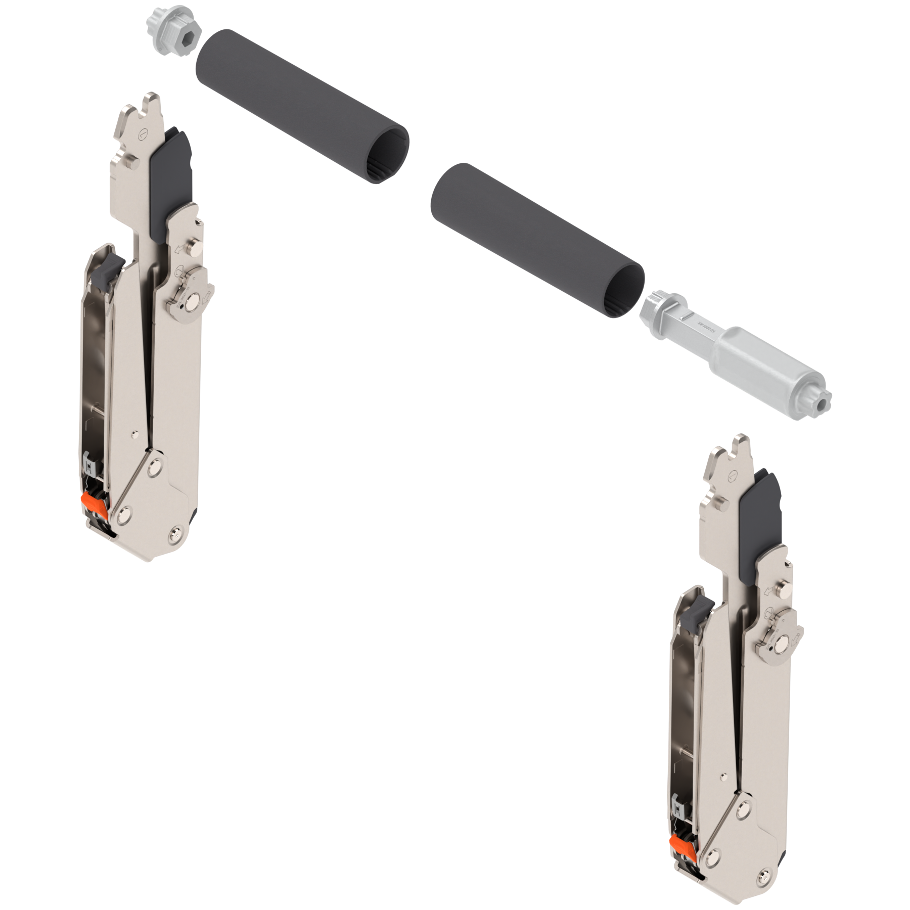 AVENTOS HL top, компл. важелів, верх. корпус+заглушки, ВК300-340мм AVENTOS HL top, компл. важелів, верх. корпус+заглушки, ВК300-340мм