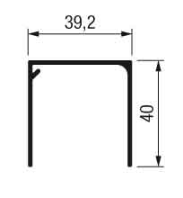 Направляюча верхня Е1, 2, 4м, білий Направляюча верхня Е1, 2, 4м, білий