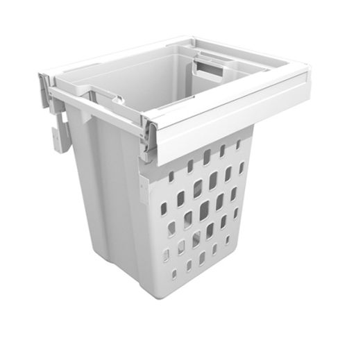 Кошик для білизни висувний (серія 560) 450мм, 50л, білий Кошик для білизни висувний (серія 560) 450мм, 50л, білий