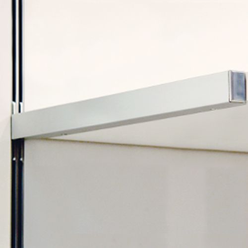 Полицетримач серії 22 L=400мм (для одинар. стійки), лівий, алюміній  Полицетримач серії 22 L=400мм (для одинар. стійки), лівий, алюміній