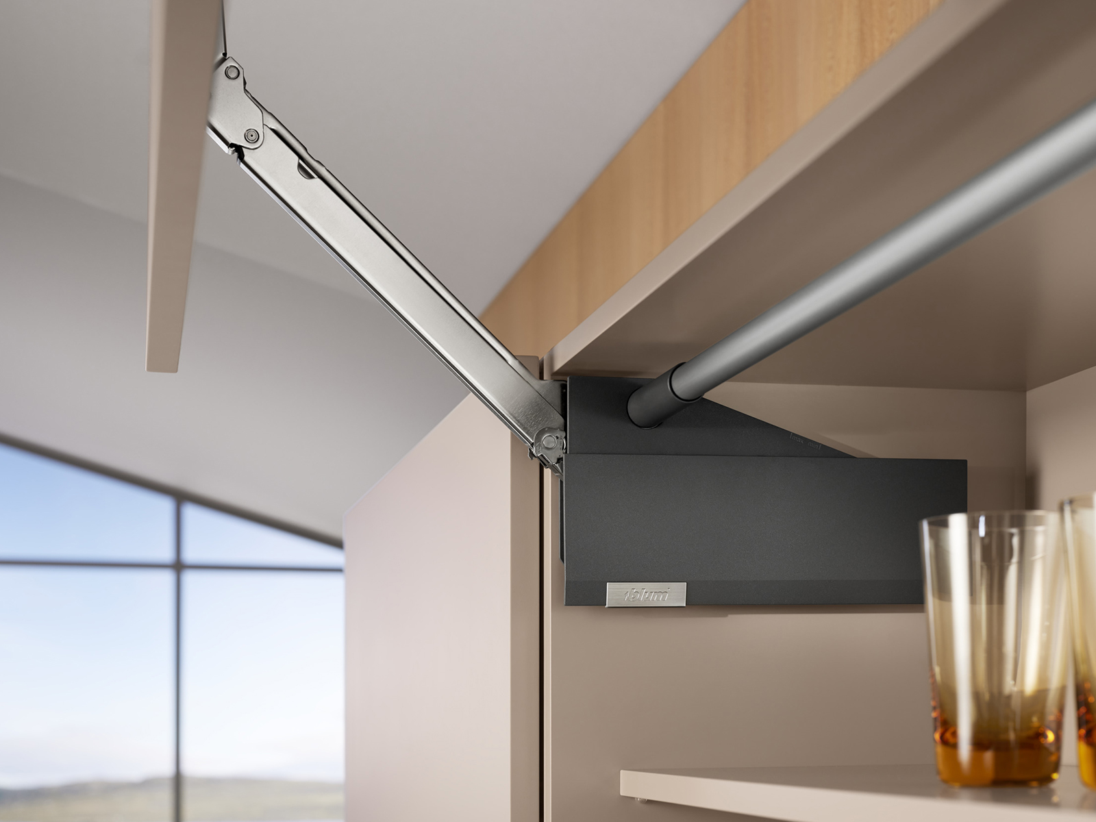 AVENTOS HL top, 25L39, ВК480-580мм, дер. фасад, TGR AVENTOS HL top, 25L39, ВК480-580мм, дер. фасад, TGR