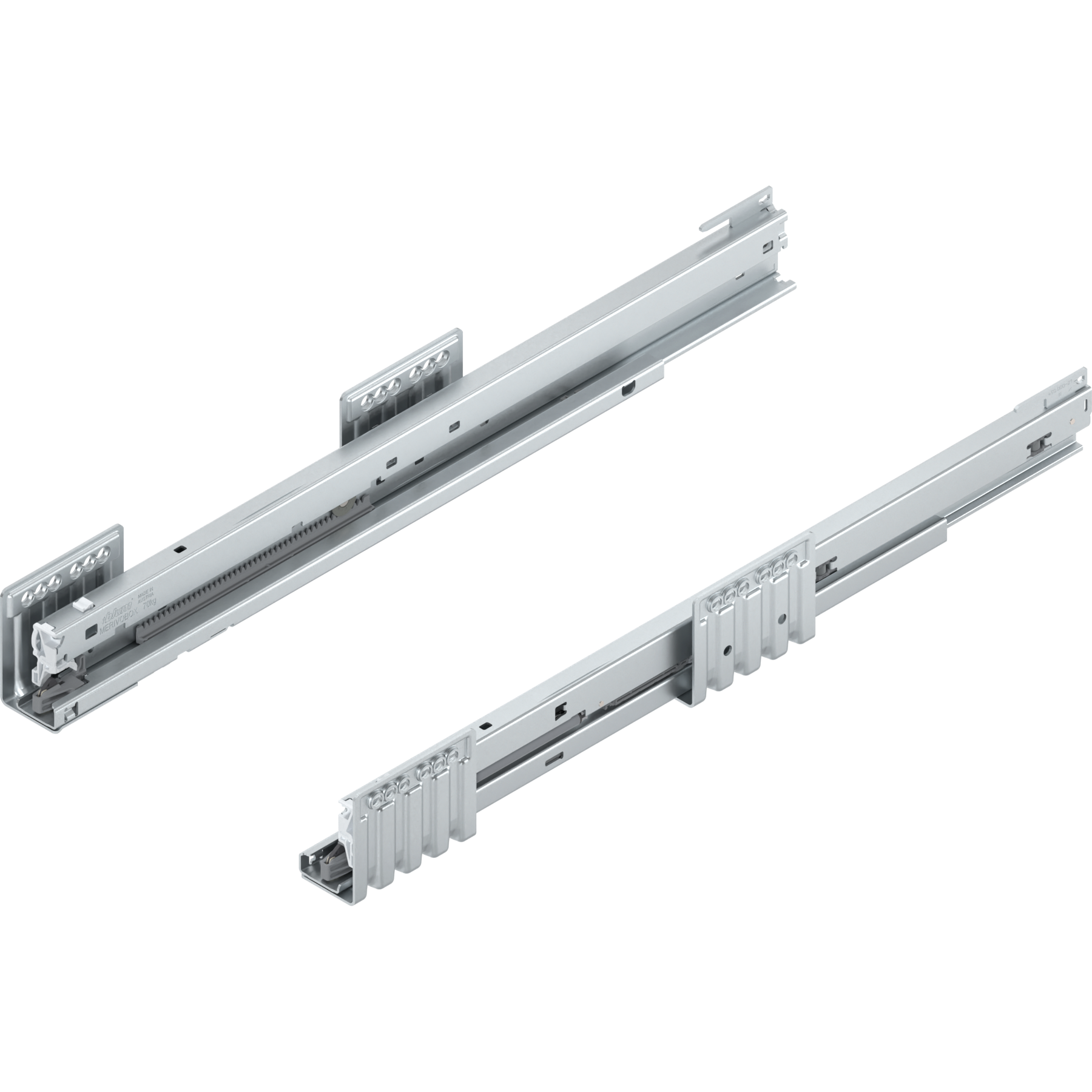 MERIVOBOX напрямна, 70 кг, 500 мм, R+L MERIVOBOX напрямна, 70 кг, 500 мм, R+L