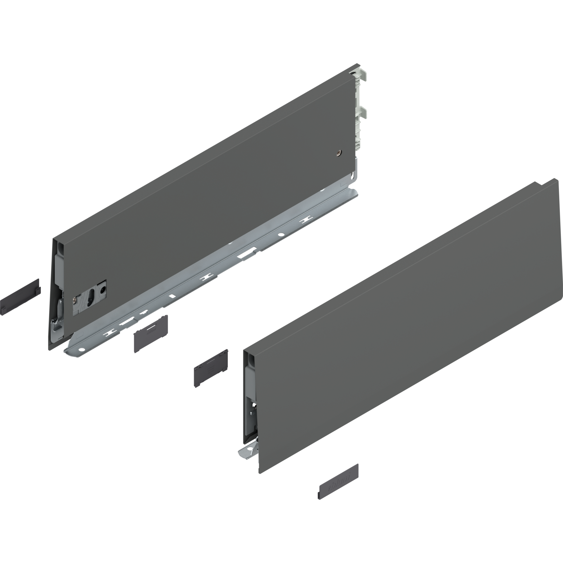 MERIVOBOX царга, K, 400 мм, R+L, OG-M (оріон сірий) MERIVOBOX царга, K, 400 мм, R+L, OG-M (оріон сірий)