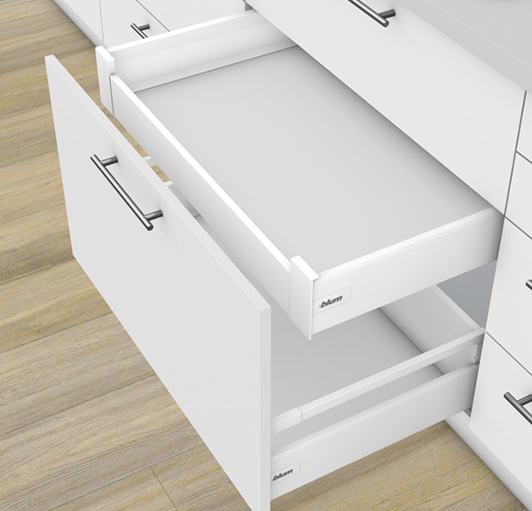 TANDEMBOX antaro, 450 мм, 65 кг, K, BLUMOTION, SW-M (білий шовк) TANDEMBOX antaro, 450 мм, 65 кг, K, BLUMOTION, SW-M (білий шовк)