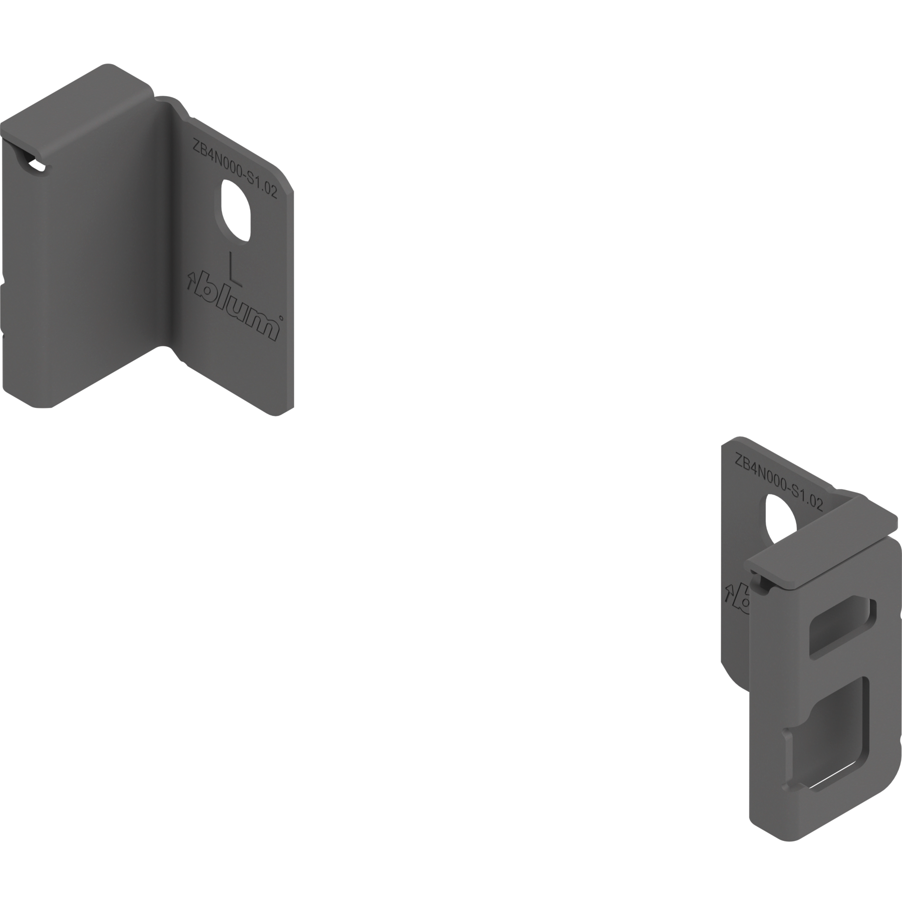 MERIVOBOX тримач задньої стінки, N, R+L, OG-M (оріон сірий) MERIVOBOX тримач задньої стінки, N, R+L, OG-M (оріон сірий)