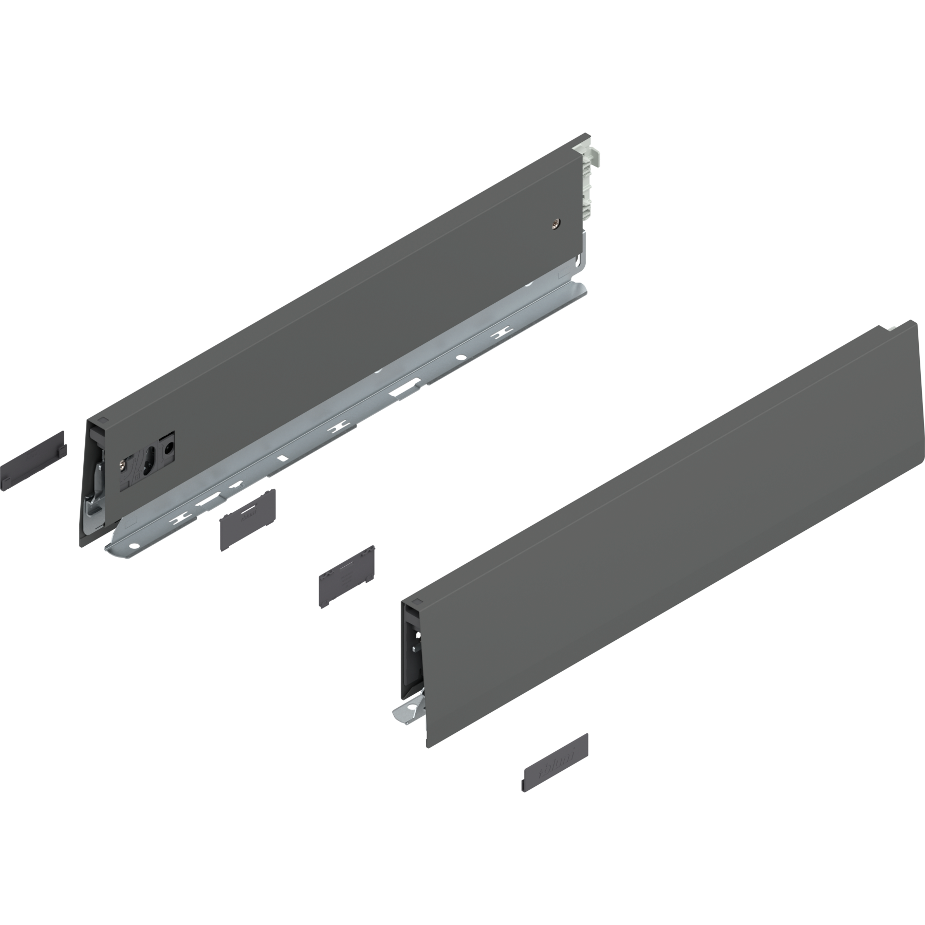 MERIVOBOX царга, M, 400 мм, R+L, OG-M (оріон сірий) MERIVOBOX царга, M, 400 мм, R+L, OG-M (оріон сірий)