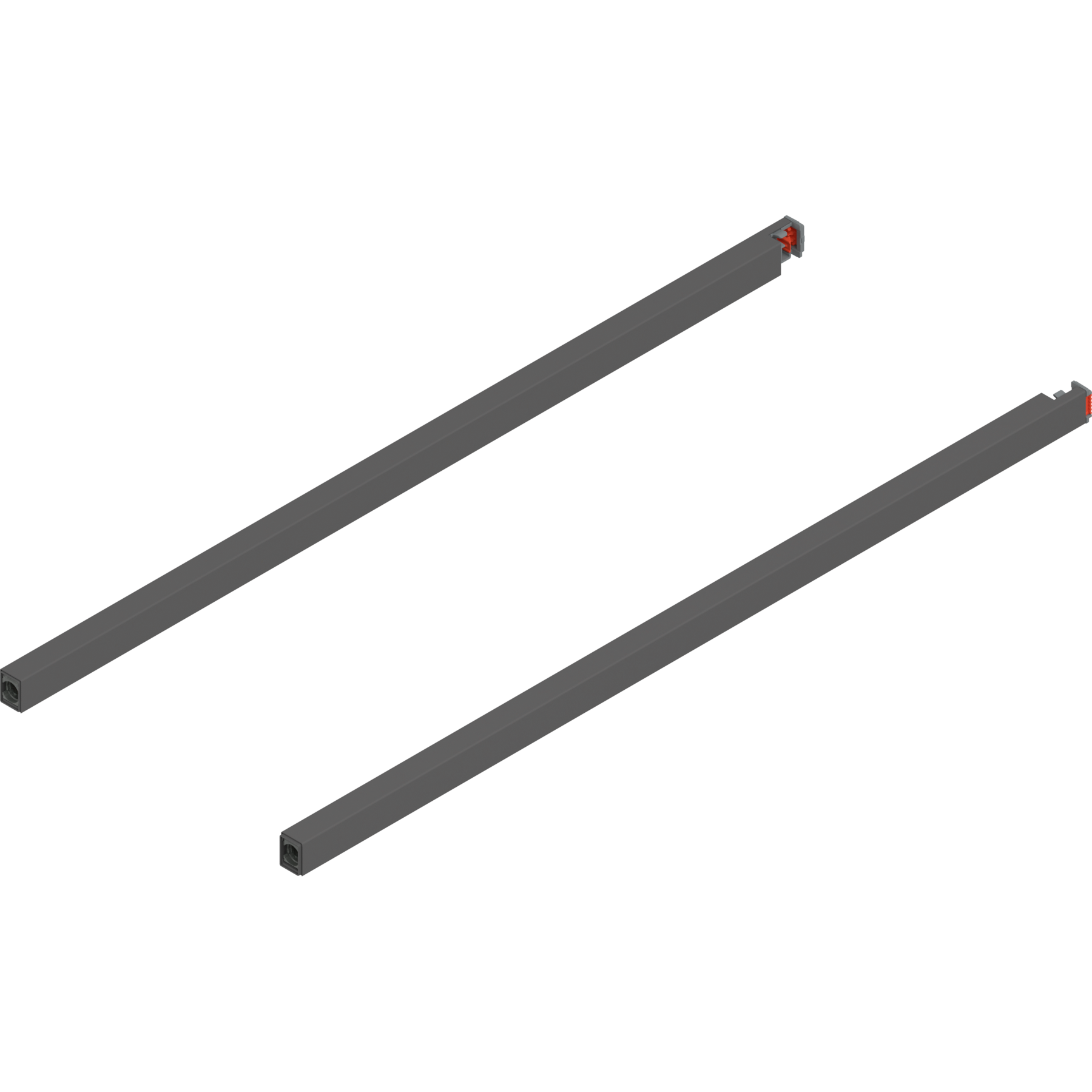 MERIVOBOX продольный релинг, 550 мм, R+L, OG-M (орион серый)