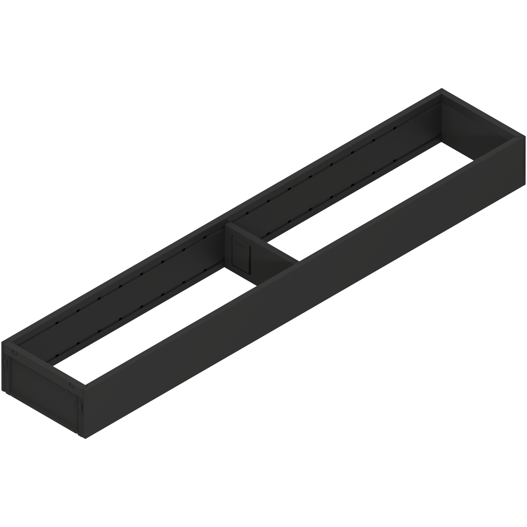 AMBIA-LINE  рамка, для LEGRABOX/MERIVOBOX, сталь, НД=550 мм, ширина=100 мм, чорний карбон