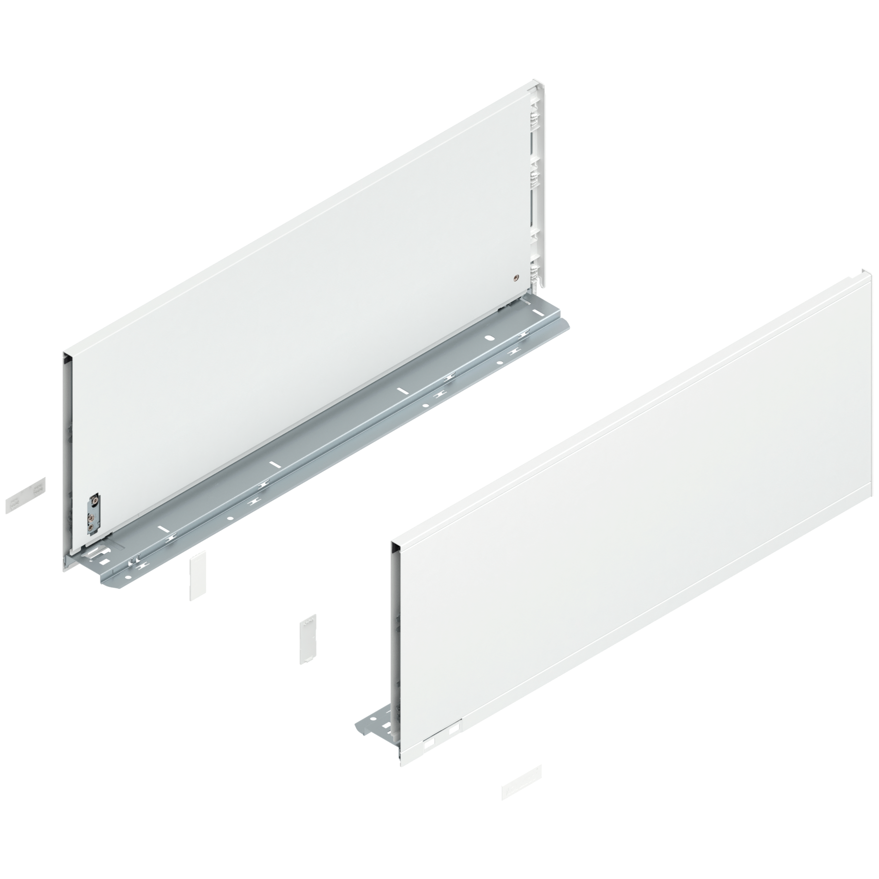 Боковина LEGRABOX F(241), L=600мм, ліва+права, білий шовк (+2загл.зовн.+2загл.внутр) Боковина LEGRABOX F(241), L=600мм, ліва+права, білий шовк (+2загл.зовн.+2загл.внутр)