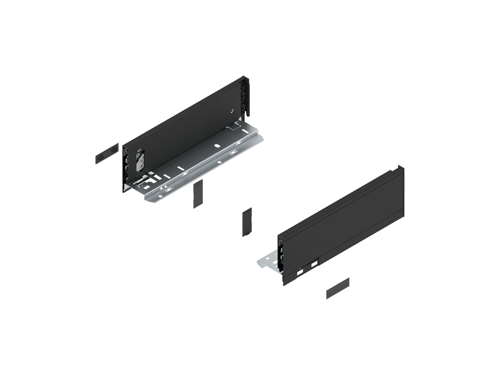 LEGRABOX царга, висота M (90.5 мм), НД=270 мм, ліва/права, LEGRABOX pure, чорний карбон матовий LEGRABOX царга, висота M (90.5 мм), НД=270 мм, ліва/права, LEGRABOX pure, чорний карбон матовий