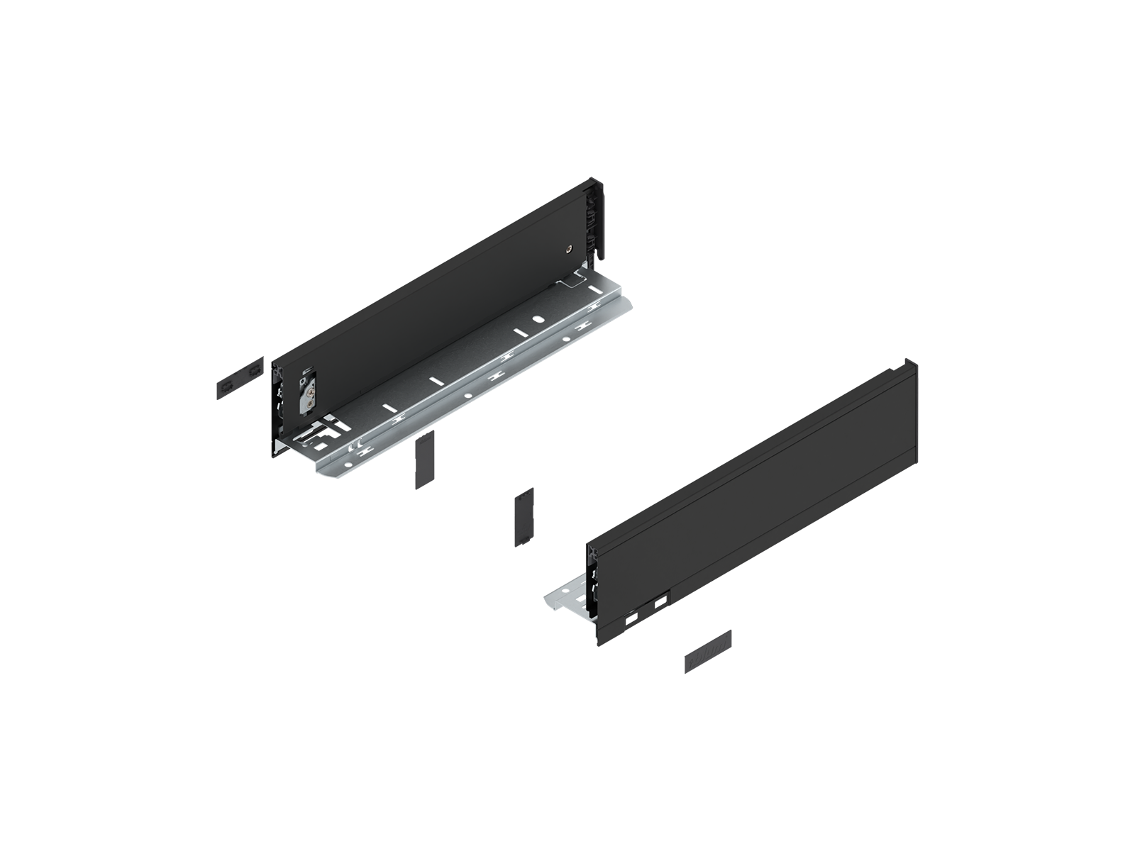 LEGRABOX царга, висота M (90.5 мм), НД=350 мм, ліва/права, LEGRABOX pure, чорний карбон матовий LEGRABOX царга, висота M (90.5 мм), НД=350 мм, ліва/права, LEGRABOX pure, чорний карбон матовий