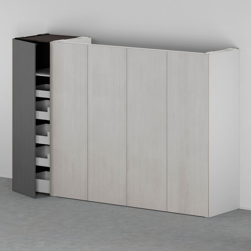 REVEGO uno, h ніші 2407-2556мм, ліва, без цоколя REVEGO uno, h ніші 2407-2556мм, ліва, без цоколя