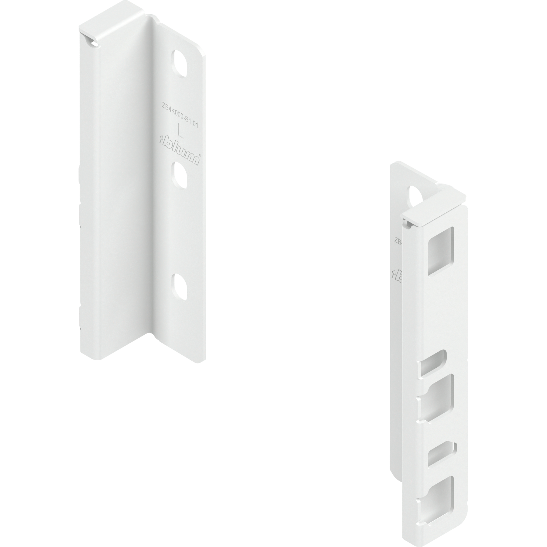 MERIVOBOX тримач задньої стінки, К, R+L, SW-M (білий шовк) MERIVOBOX тримач задньої стінки, К, R+L, SW-M (білий шовк)