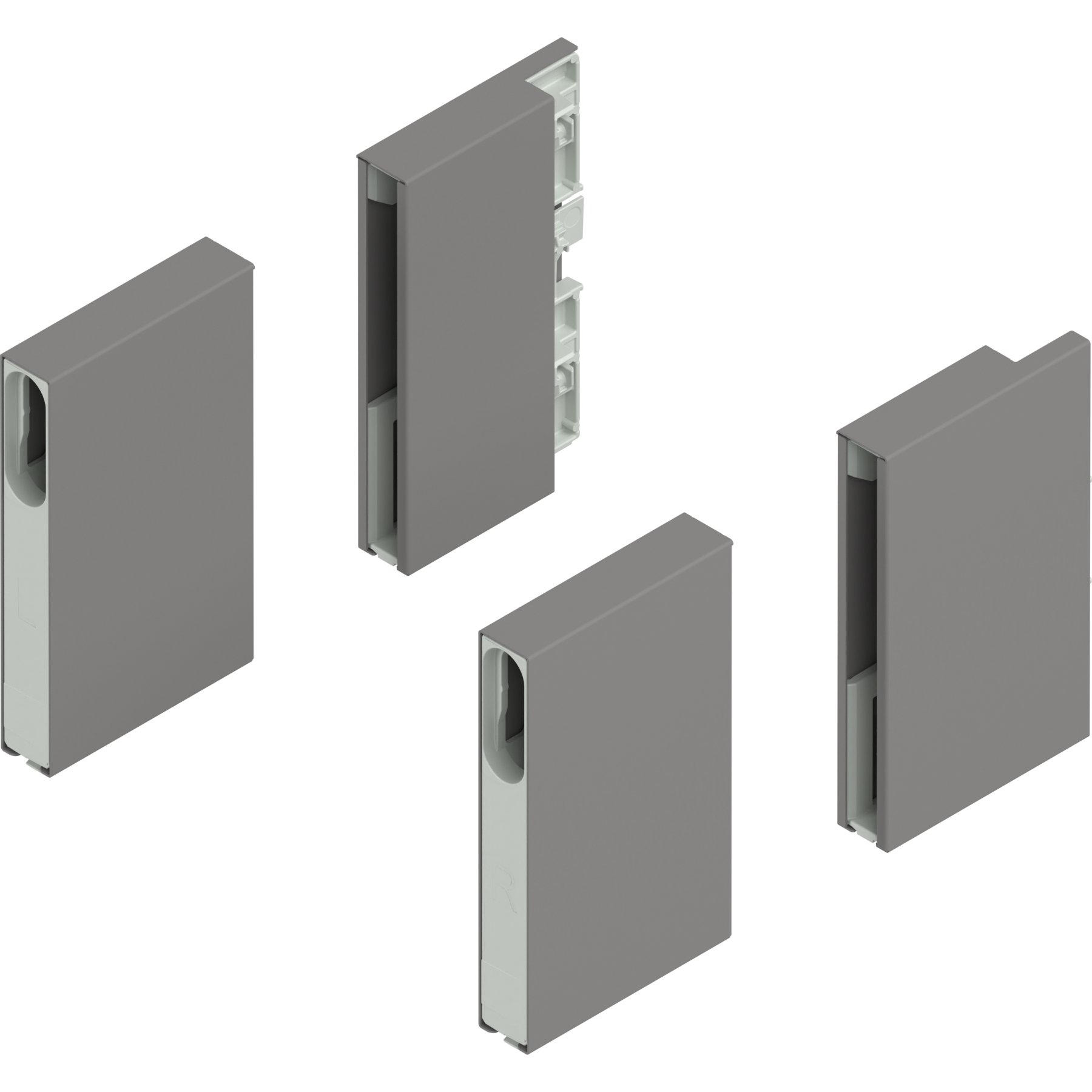 MERIVOBOX BOXCOVER, E, L+R, IG-M (індіум сірий) MERIVOBOX BOXCOVER, E, L+R, IG-M (індіум сірий)