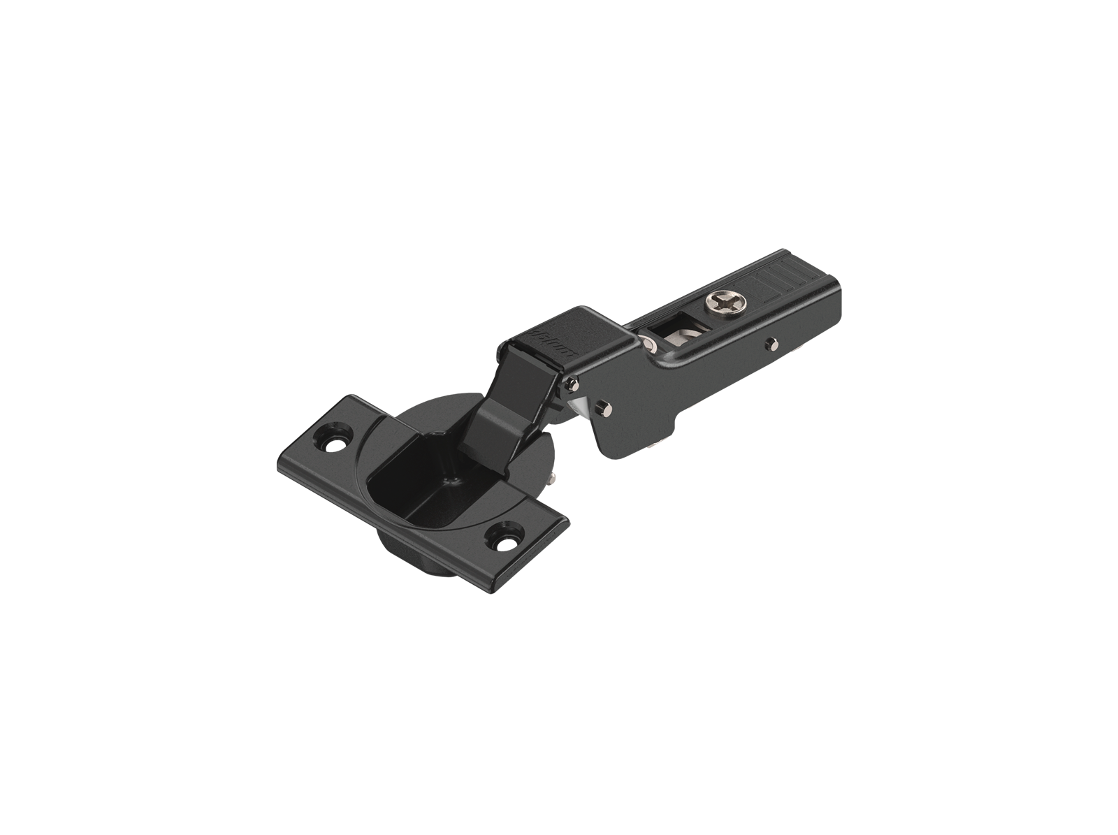 CLIP top завіса 110°, півнакладна, чорний онікс, без пружини CLIP top завіса 110°, півнакладна, чорний онікс, без пружини