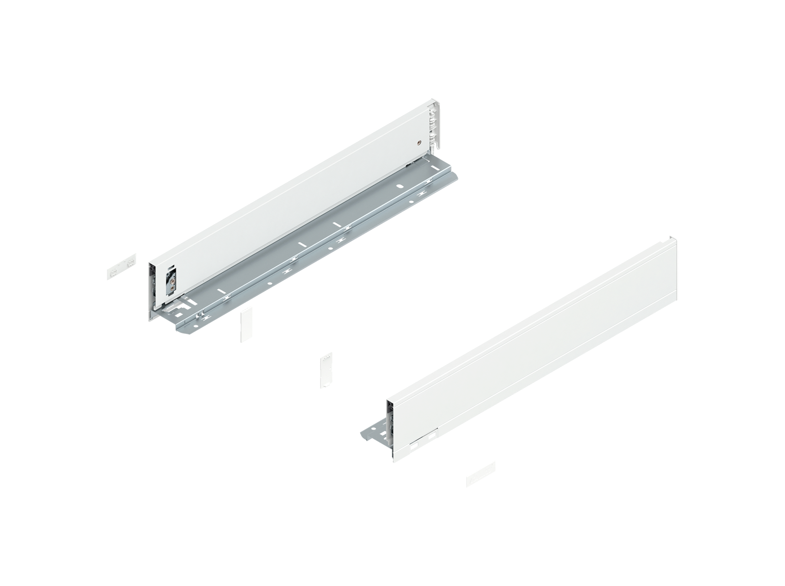 Боковина LEGRABOX M(90.5), L=500мм, ліва+права, білий шовк Боковина LEGRABOX M(90.5), L=500мм, ліва+права, білий шовк