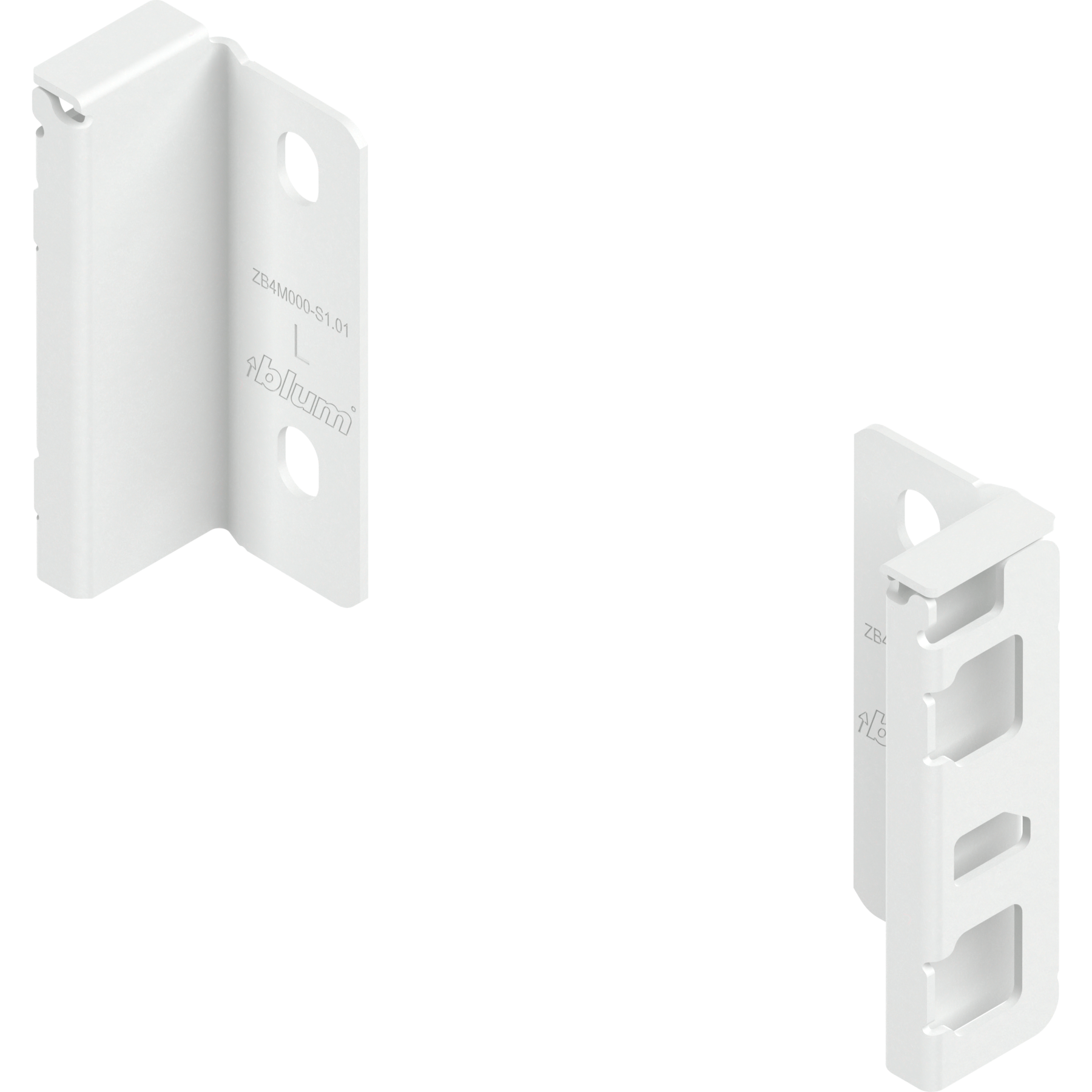 MERIVOBOX тримач задньої стінки, М, R+L, SW-M (білий шовк) MERIVOBOX тримач задньої стінки, М, R+L, SW-M (білий шовк)