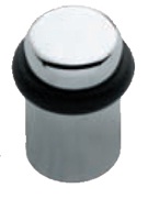 Стопор напольный цилиндрический d28/h38, хром полированный