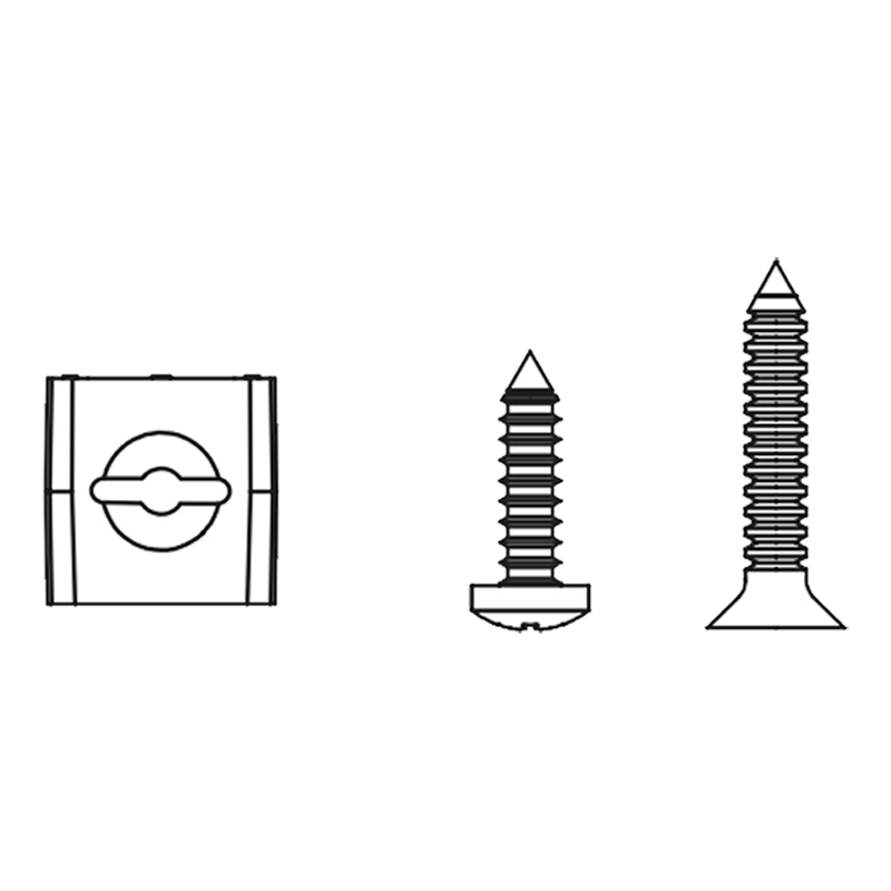 З'єднувач монтажний для горизонтальної перемички (з гвинтами) (упак.-10 шт.) З'єднувач монтажний для горизонтальної перемички (з гвинтами) (упак.-10 шт.)