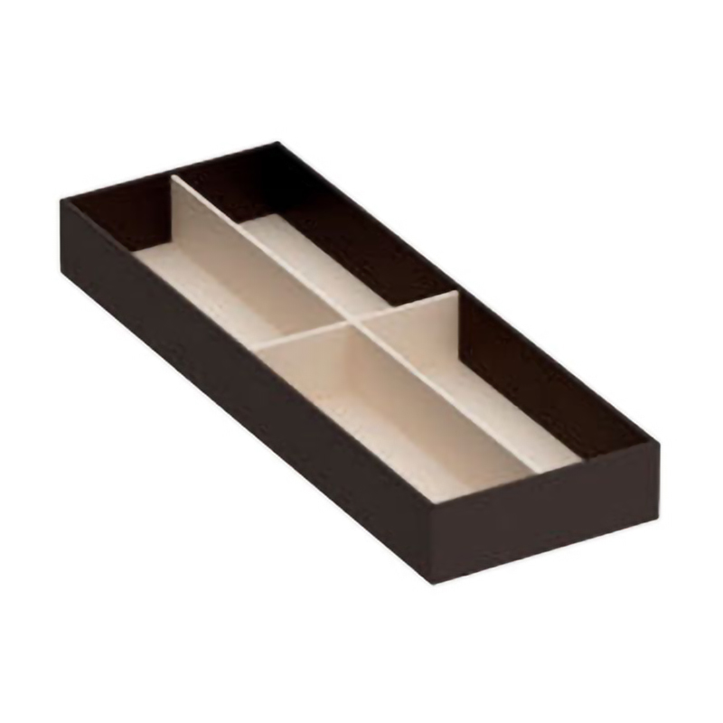 Органайзер для окулярів 150х432х50мм, Екошкіра коричневий + слонової кістки Органайзер для окулярів 150х432х50мм, Екошкіра коричневий + слонової кістки