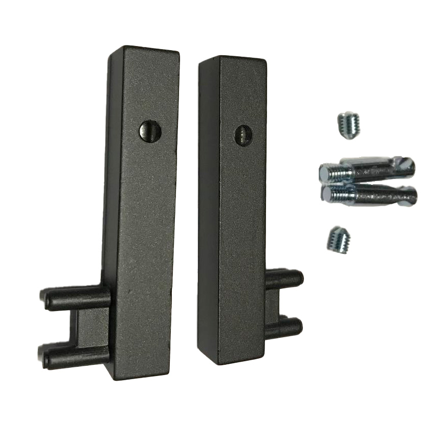 Комплект тримачів труби з кріпленнями, коричневий Комплект тримачів труби з кріпленнями, коричневий