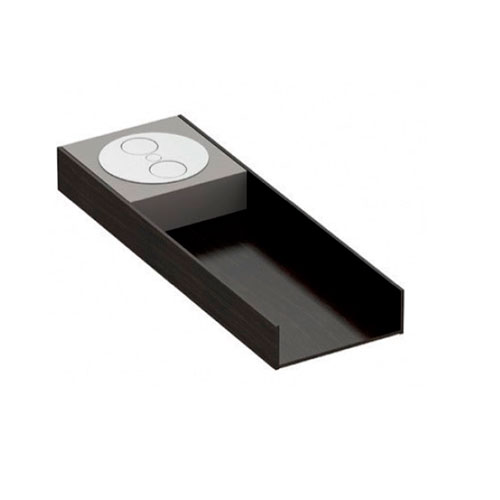 Електричний короб 472х150мм, з двома розетками, дуб Spessart+Corda Електричний короб 472х150мм, з двома розетками, дуб Spessart+Corda